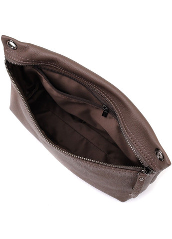 Удобная женская сумка на плечо из натуральной кожи 23006 Коричневый Vintage (357494931)