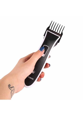 Машинка для стрижки волос Clefers SN-107 аккумуляторная с тремя сменными насадками (5024707) Sonar (368678707)