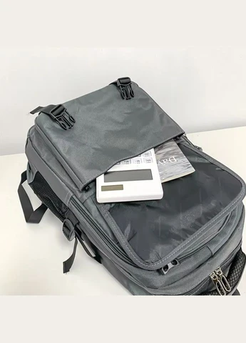 Рюкзак повсякденний міський чоловічий. Сірий No Brand (337170854)