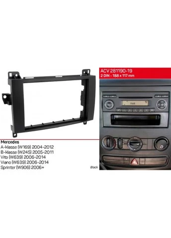 Переходная рамка Mercedes Vito, Viano, Sprinter, W639, W169, W245 (281190-19) ACV (395864610)