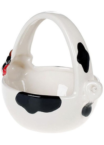 Сахарница керамическая «Коровка Глория» с ручкой, 400мл Bona (374007268)