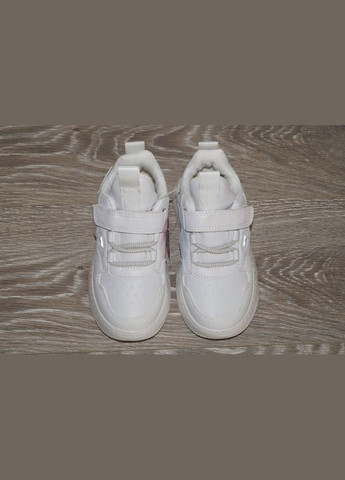 Білі осінні кросівки демісезонні дитячі білі YTOP BM0633-1