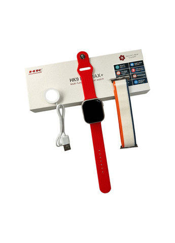 Смарт-часы IP67 Amoled Red HK 9 Pro Max Plus (340278241)
