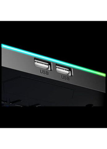Підставка для ноутбука з охолодженням K11 Laptop Cooling Pad, RGB, Black VHG (334305125)