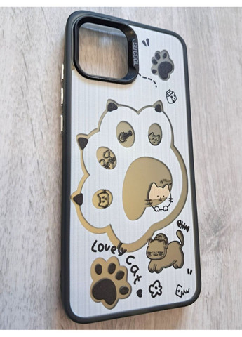 Чохол на A04e силіконові борти акриловий бампер з котячою лапкою Samsung (360896344)