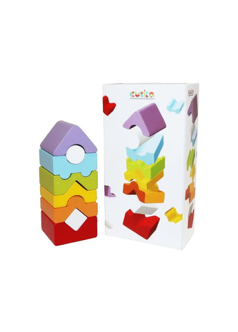 Пірамідка LD-12 колір різнокольоровий CB-00097231 Cubika (314892884)