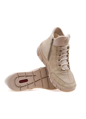 Зимние ботинки женские 55069-00 Rieker тканевые