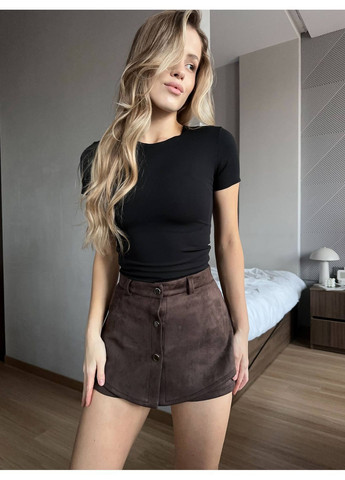 Стильні замшеві шорти з баскою😍 Luna (370299459)