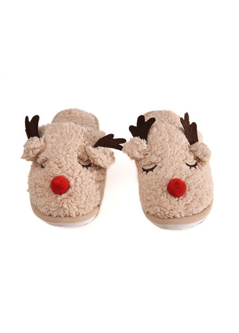 Светло-коричневые тапочки женские Lumo