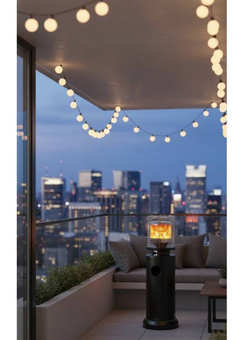 Уличный газовый обогреватель 13 кВт с эффектом пламени (Польша) Gordon (373031715)