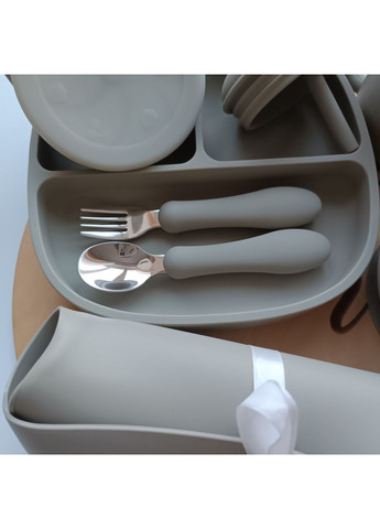 Набор посуды для малыша 10 шт Посуда для малышей обучающая Подарочный набор посуды для малышей (0219) No Brand (368999853)