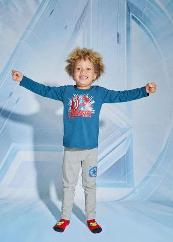 Комбіновані шкарпетки 3пари Marvel персонажі всесезон (314794576)