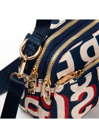 Сумка Женская Текстиль полиамид F056 blue letters Fashion (394721397)