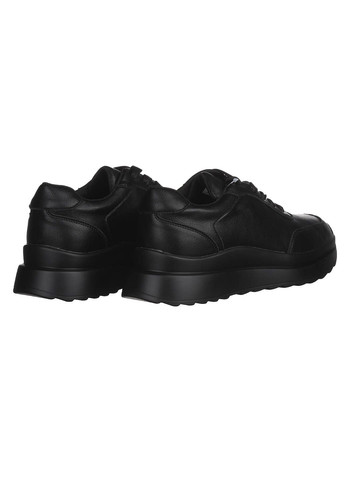 Кросівки зі шкіри для жінок ITTS чорні демісезони (323014872)