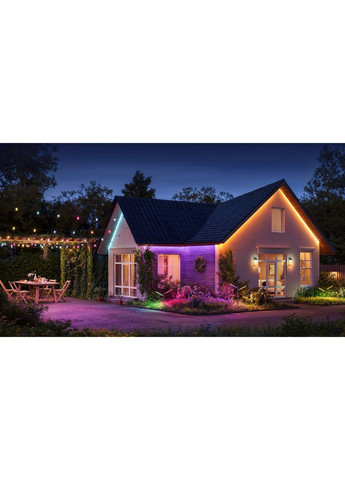 Набор светодиодных ламп H7025 Outdoor Clear Bulb String Lights, 15м, RGBIC/Warm White, WI-FI/Bluetooth, черный Govee (370619028)