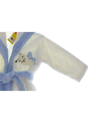 Халат з довгим рукавом для трикотажного хлопчика з Бджілкою блакитний 116 см (32124) BABYKROHA (315721133)