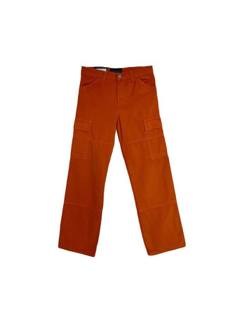 Оранжевые кэжуал демисезонные брюки Gant