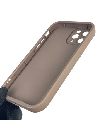 Чехол силиконовый Soft Touch для iPhone 11 Pro коричневый (Полная защита камеры) Apple (366390853)