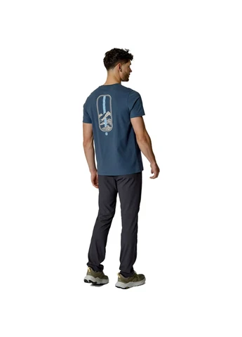 Синя футболка stance strata tee mns Rab