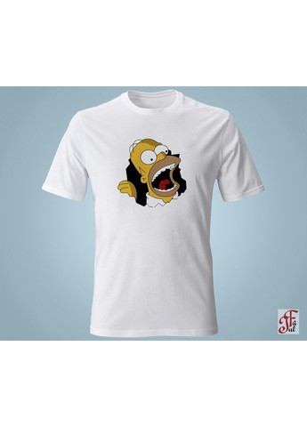 Жіноча футболка з принтом Голова Гомера Сімпсона. XXL ЗаСвіт - (280940566)