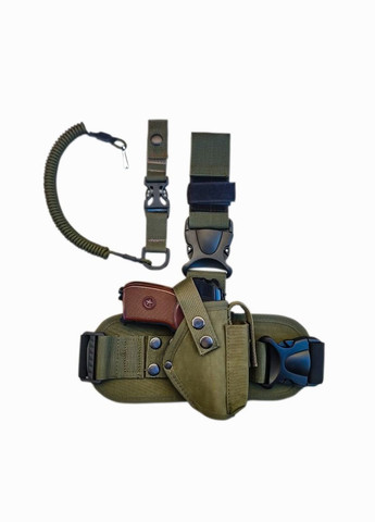 Тактична ПМ Макарова стегна з платформою 11707 колір Олива,зелений, хакі, шнур, тренчик 991 SV Сварог (342375314)