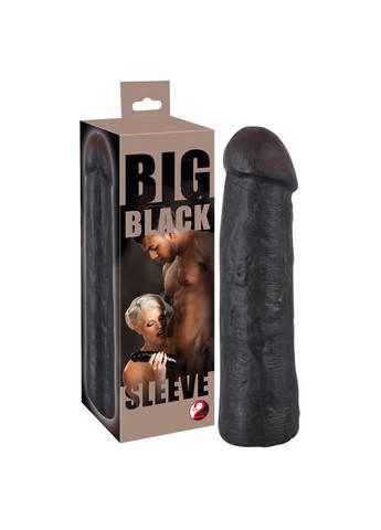 Насадка на член - Big Black Penis Sleeve Orion (322184727)