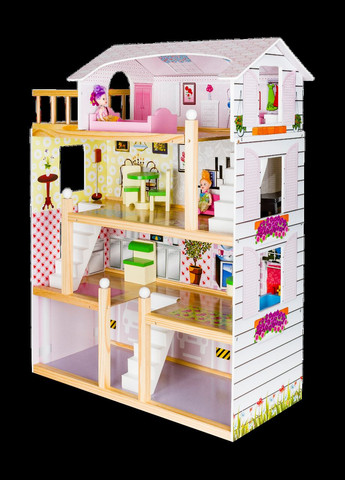 Ляльковий будиночок дерев'яний Villa Mia 43947 Totti (303138652)