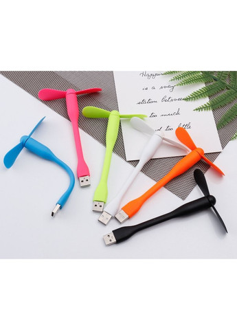 Портативний гнучкий USB вентилятор ручной міні, Оригінал No Brand (366668616)