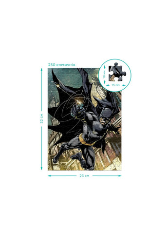 Пазл Medium-S Batman. Темний лицар 250 елементів Dodo (316644229)