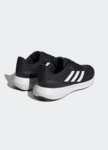 Черные всесезонные кроссовки runfalcon 3 core black cloud white core black adidas