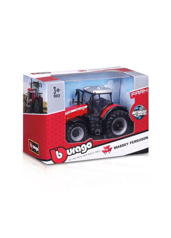 Детская игрушка Трактор Massey Ferguson 8740S 1831613, 10 см Bburago (316472576)