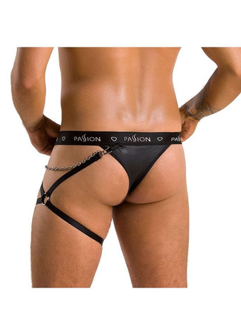 Чоловічі трусики танга з підв’язкою 058 Thong Bill Black CherryLove Passion (296623651)