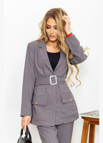 Костюм жіночий в клітинку, колір сіро-коричневий, 115R0455. Kamomile (318092223)