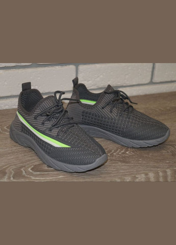 Серые демисезонные кроссовки текстильные izi для мальчика серые Blue Rama