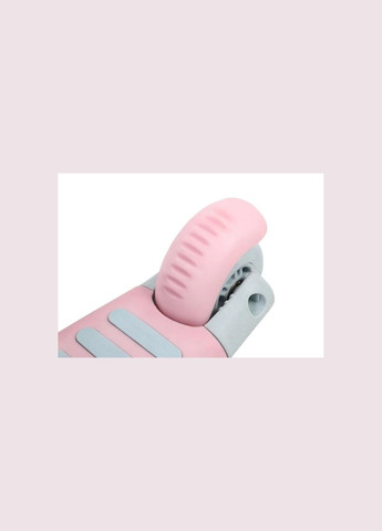 Дитячий самокат Smart з батьківською ручкою та підніжкою Рожевий Scooter (301537181)