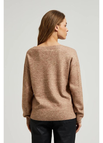 Бежевий зимовий светр Moodo