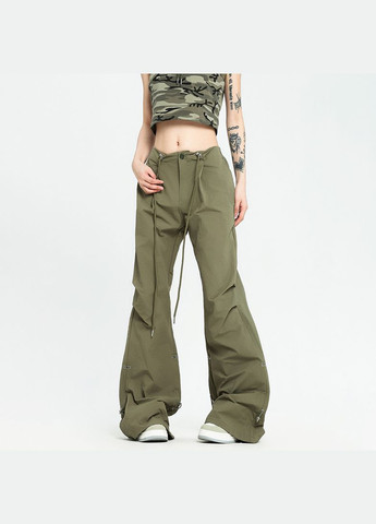 Женские спортивные брюки карго хип хоп широкие брюки зеленые No Brand (315401556)