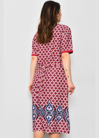Халат жіночий напівбатальний літній червоного кольору Let's Shop (284667505)