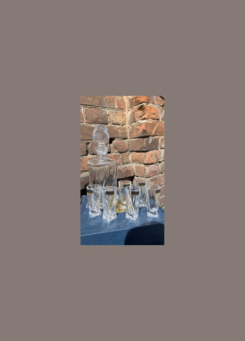 Набор для напитков (графин со стопками) Quadro 99999/99A44/457 Bohemia (334008740)