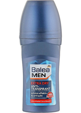 Шариковый антиперспирант "Экстра" Men Extra Dry AntiTranspirant 50ml (2-940629) Balea (369793483)