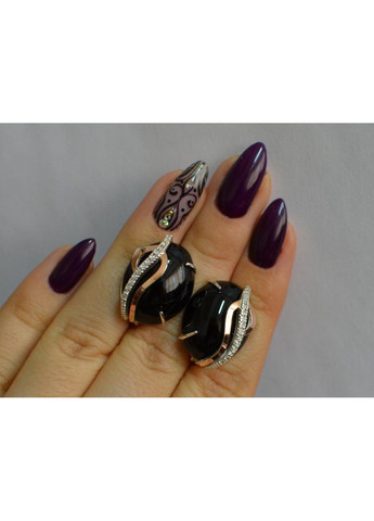 Срібні сережки з золотими накладками Silver Style (366813309)