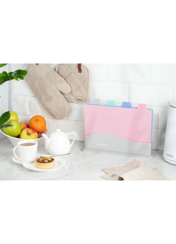 Набір обробних дощок на підставці Fresh AR-1404-GP 5 предметів Ardesto (335879575)