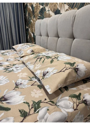 Евро простынь на резинке 180х200х20 бязь Premium No Brand (395446718)