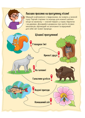 Книга Животные в лесу + 32 наклейки Ольга Шевченко Vivat (297847440)