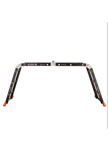 Алюмінієва драбина-трансформер Black (4x3 сходинок) чорна 3-х секційна (24822) BLUETOOLS (322425592)