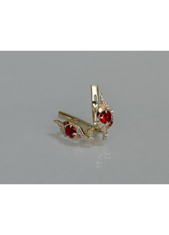 Серебряные серьги с золотыми накладками Silver Style (367112817)