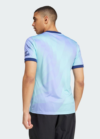 Синий демисезонный спортивный лонгслив adidas с логотипом