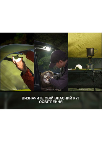 Фонарь кемпинговый CL20R V.2.0, черный Fenix (370673082)