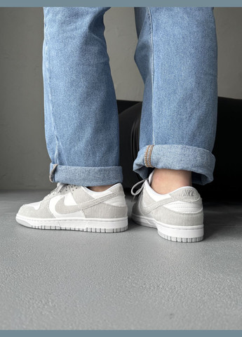 Кросівки жіночі Nike SB Dunk Low Grey White | Найк СБ Данк сірі No Brand сірі демісезони (342080208)