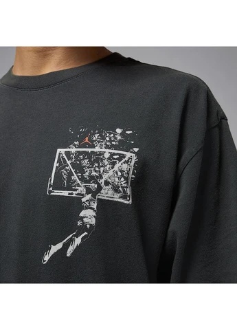 Черная футболка brk svv ovsz gfx ss crew black ib3297-045 Nike